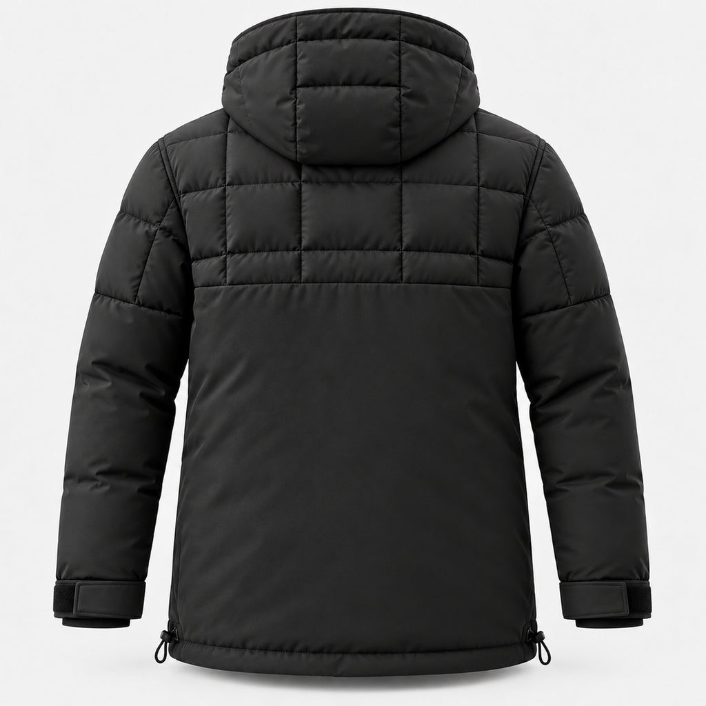 BIMOOX Torvian Winterjacke – Schwarz – Hinten