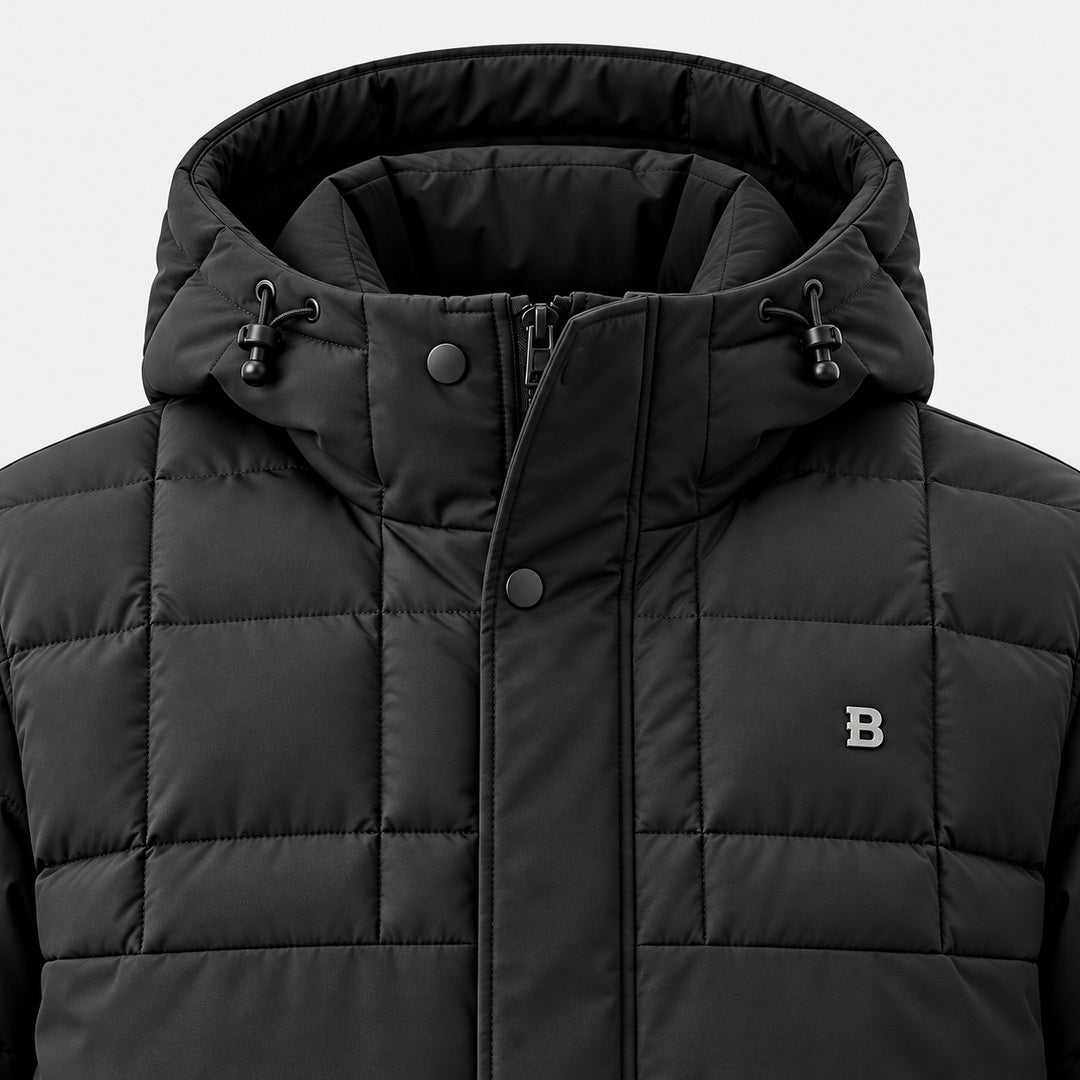 BIMOOX Torvian Winterjacke – Schwarz – Detail