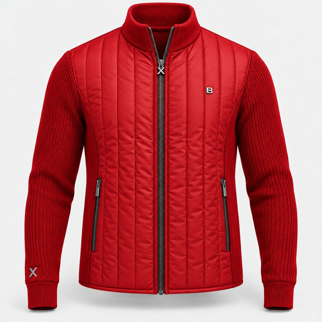 BIMOOX Verdanis Winterjacke – Rot – Vorne