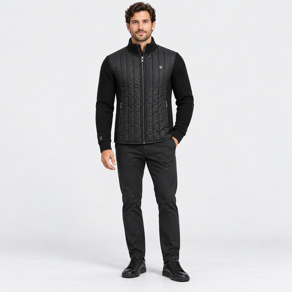 BIMOOX Verdanis Winterjacke – Schwarz – Model-Mann