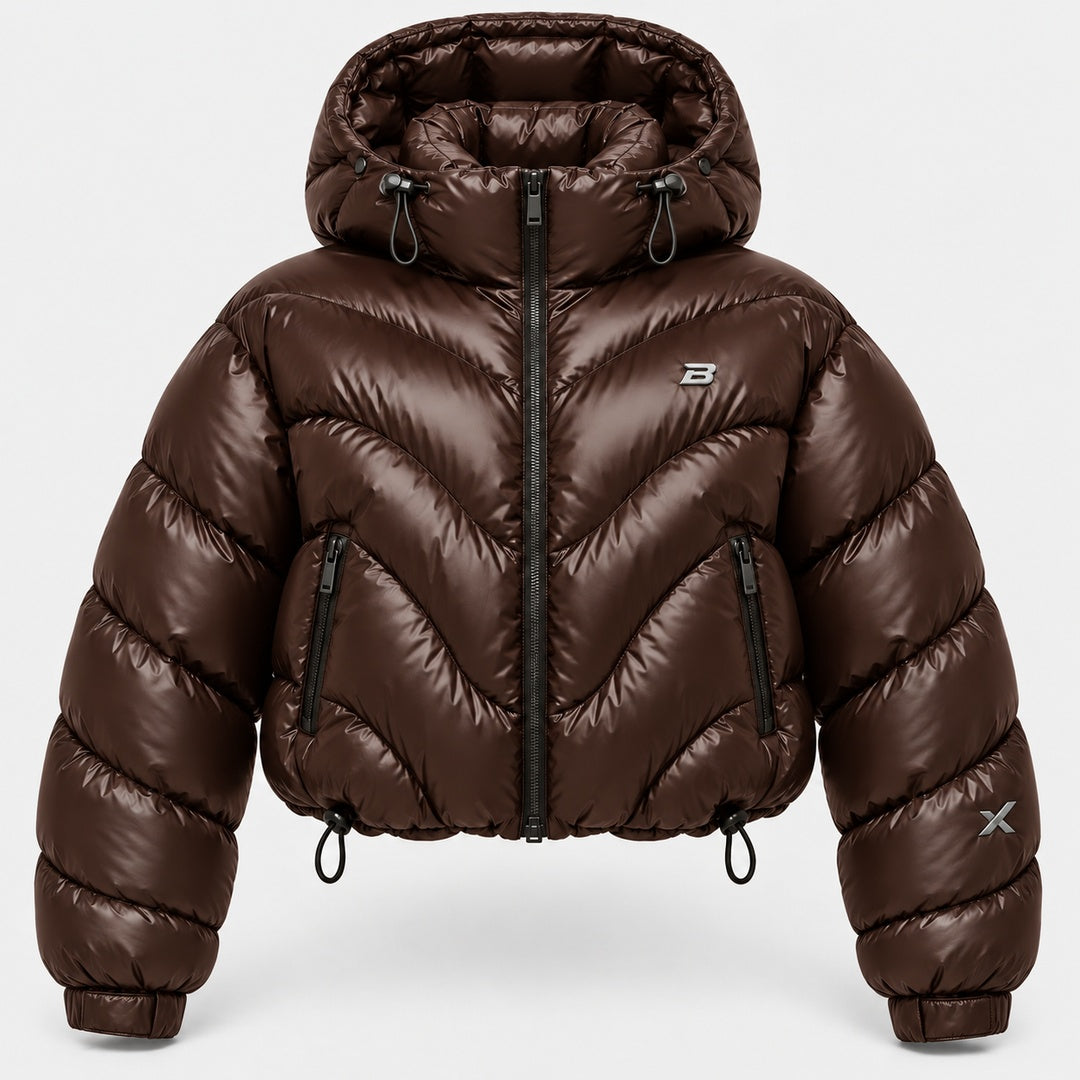 BIMOOX Aurvella Winterjacke – Braun – Vorne