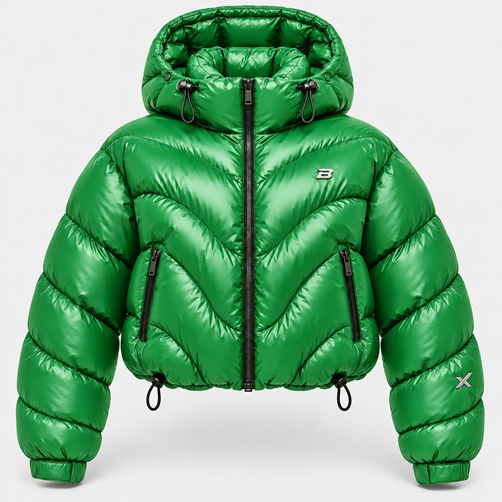 BIMOOX Aurvella Winterjacke – Grün – Vorne
