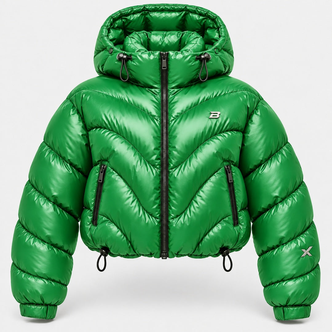 BIMOOX Aurvella Winterjacke – Grün – Vorne