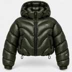 BIMOOX Aurvella Winterjacke – Dunkeloliv – Vorne