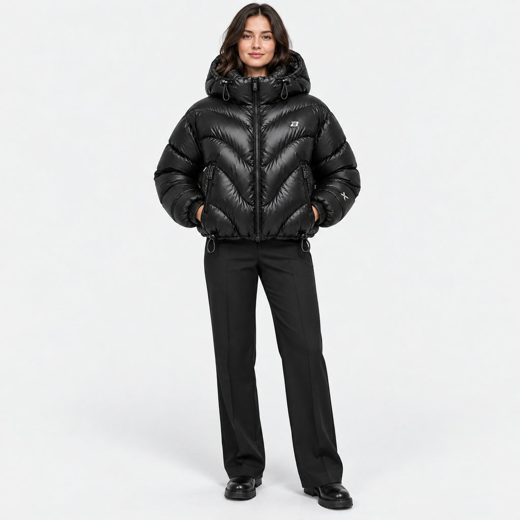 BIMOOX Aurvella Winterjacke – Schwarz – Model-Frau