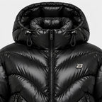 BIMOOX Aurvella Winterjacke – Schwarz – Detail