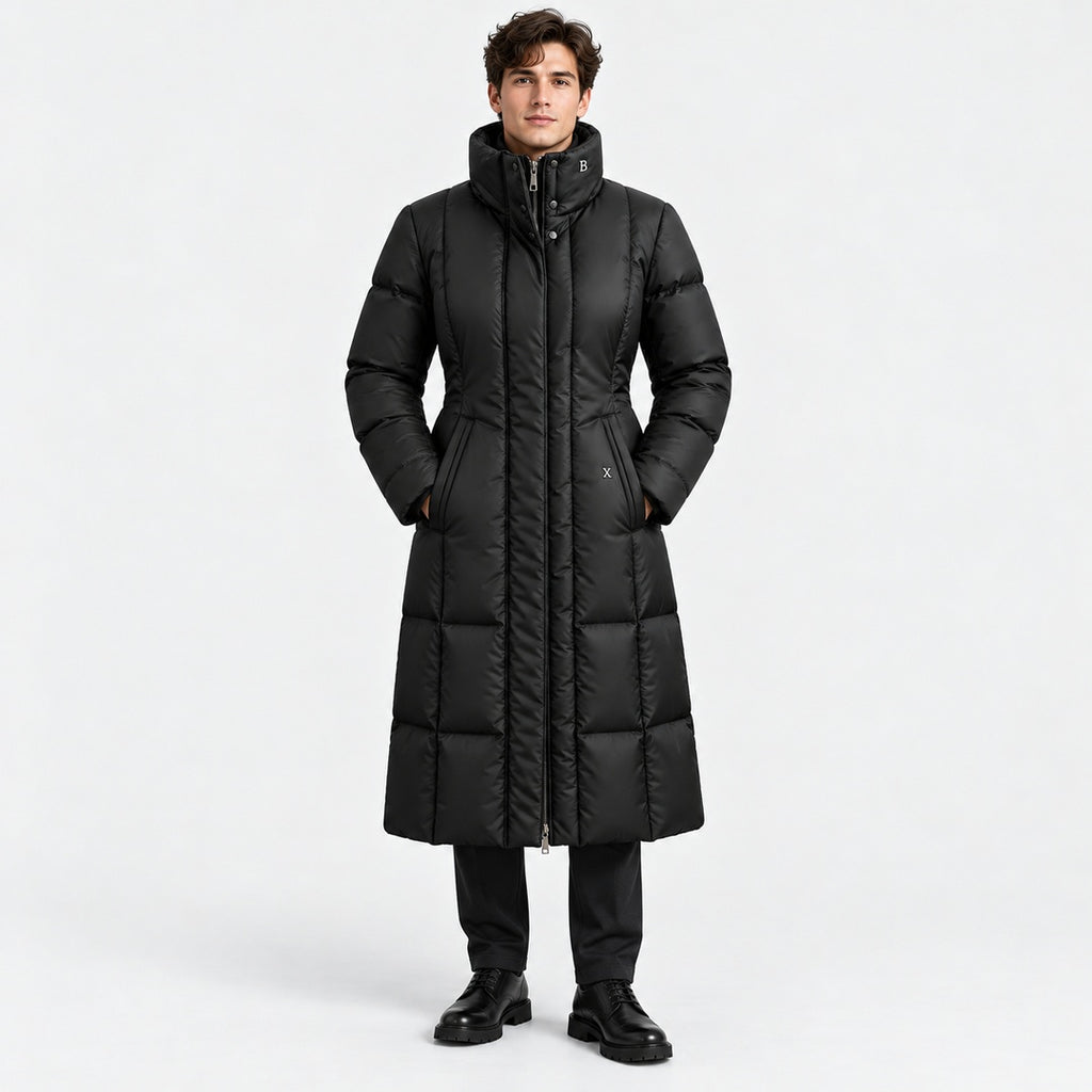 BIMOOX Seravyn Winterjacke – Schwarz – Model-Mann