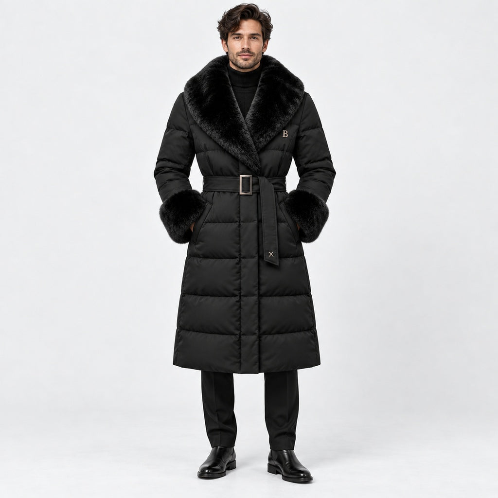 BIMOOX Valtessa Winterjacke – Schwarz – Model-Mann