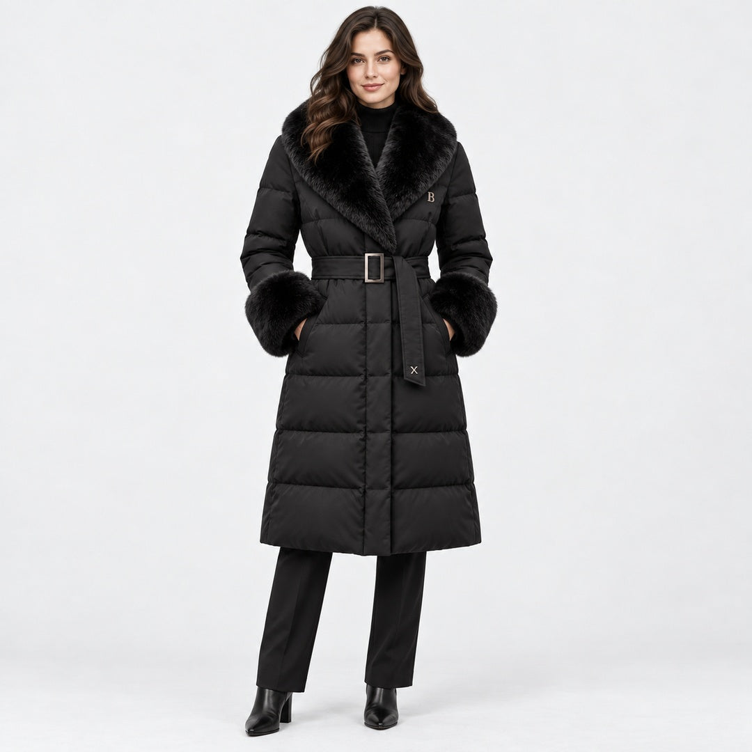 BIMOOX Valtessa Winterjacke – Schwarz – Model-Frau