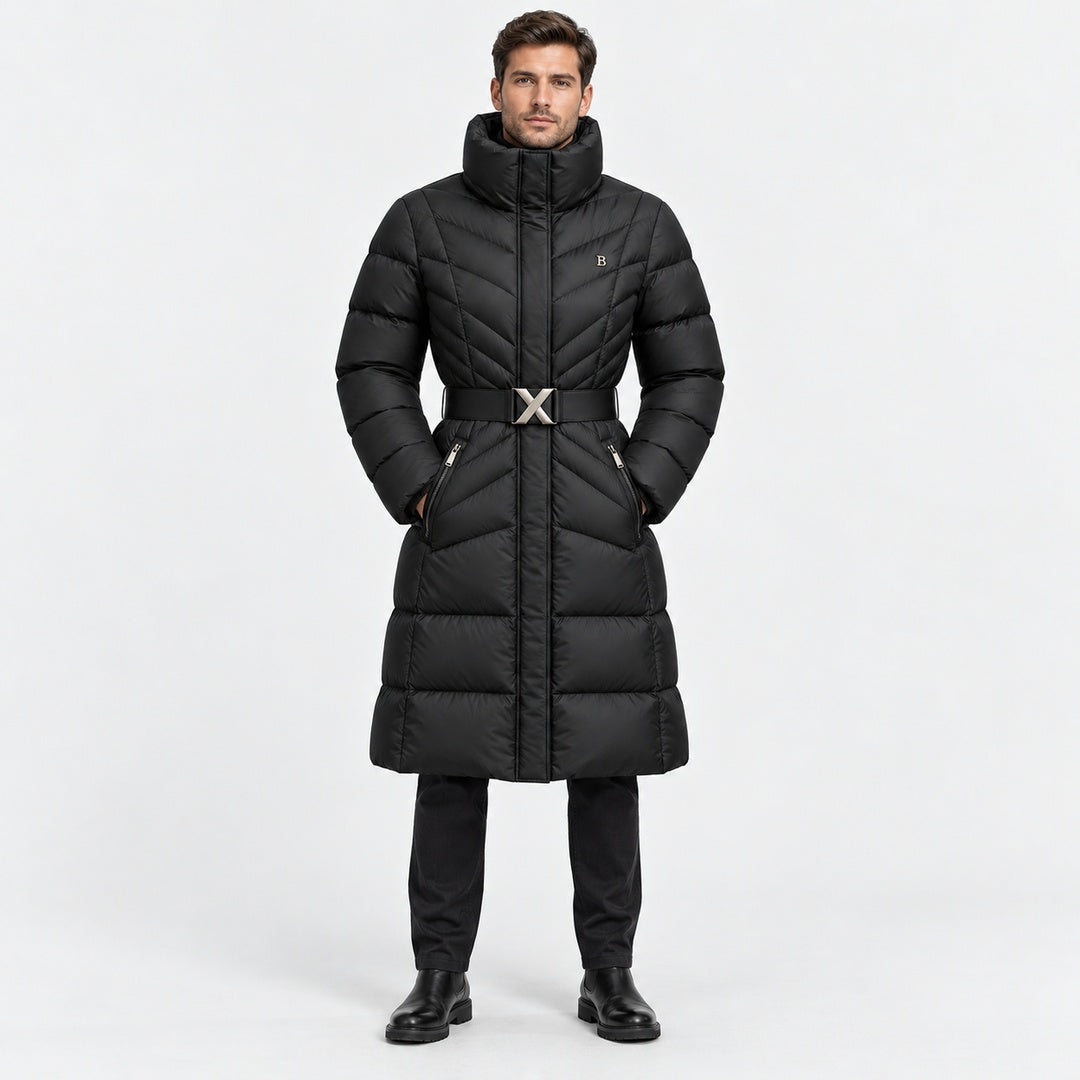 BIMOOX Lorvane Winterjacke – Schwarz – Model-Mann