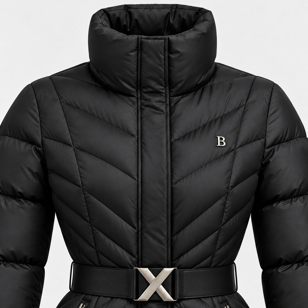 BIMOOX Lorvane Winterjacke – Schwarz – Detail