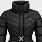 BIMOOX Lorvane Winterjacke – Schwarz – Detail