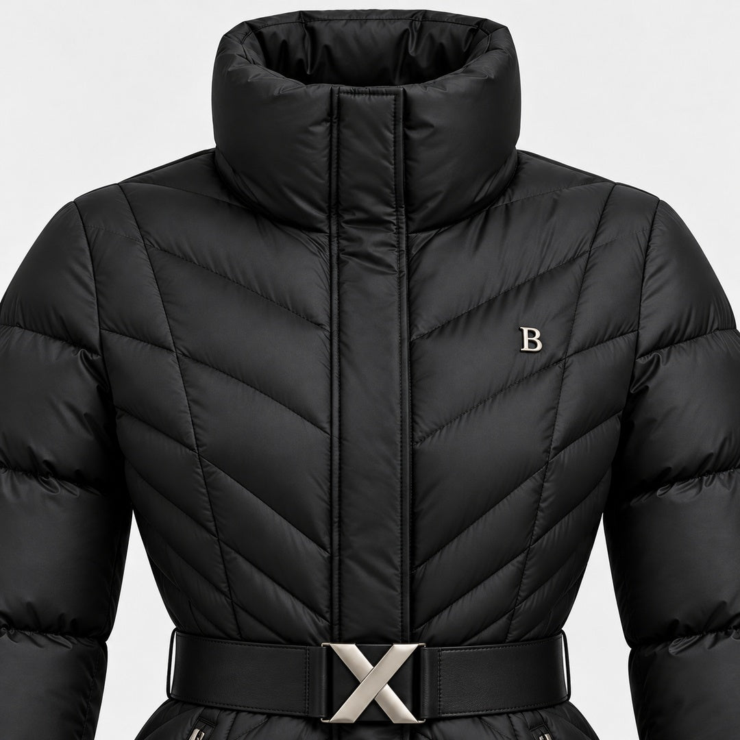 BIMOOX Lorvane Winterjacke – Schwarz – Detail