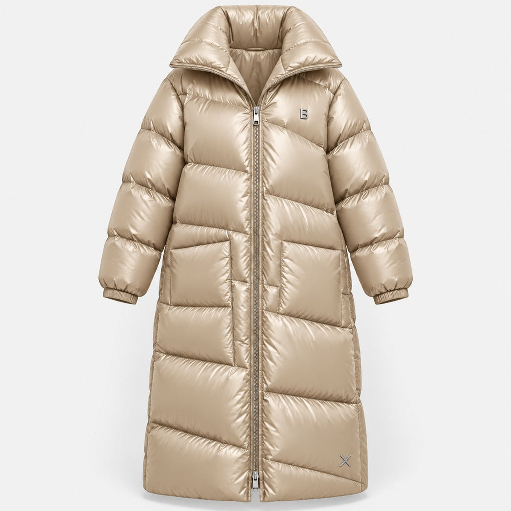 BIMOOX Evorra Winterjacke – Beige – Vorne