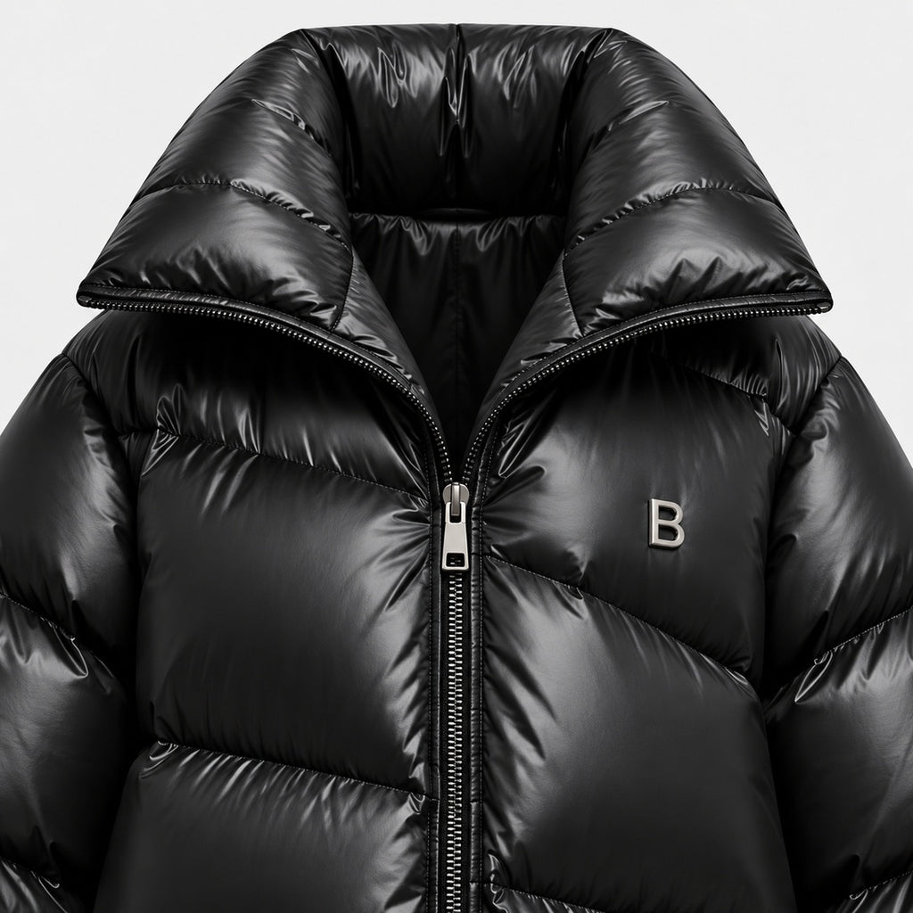 BIMOOX Evorra Winterjacke – Schwarz – Detail