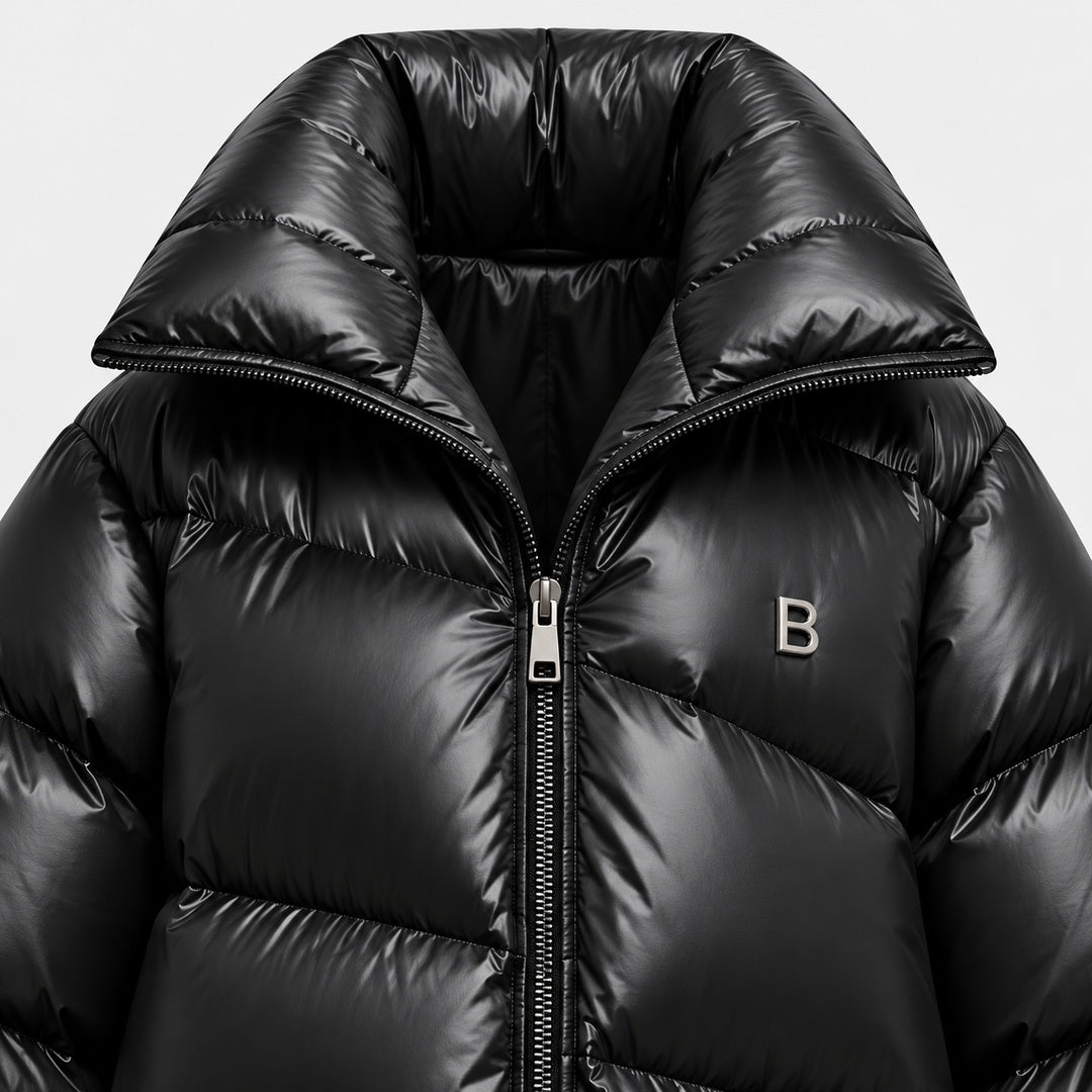 BIMOOX Evorra Winterjacke – Schwarz – Detail