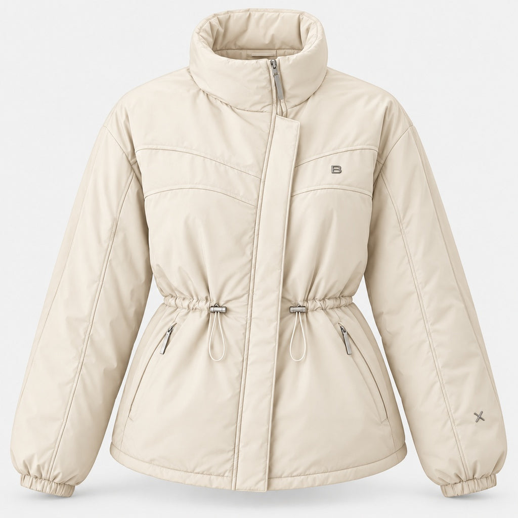 BIMOOX Melvessa Winterjacke – Creme – Vorne