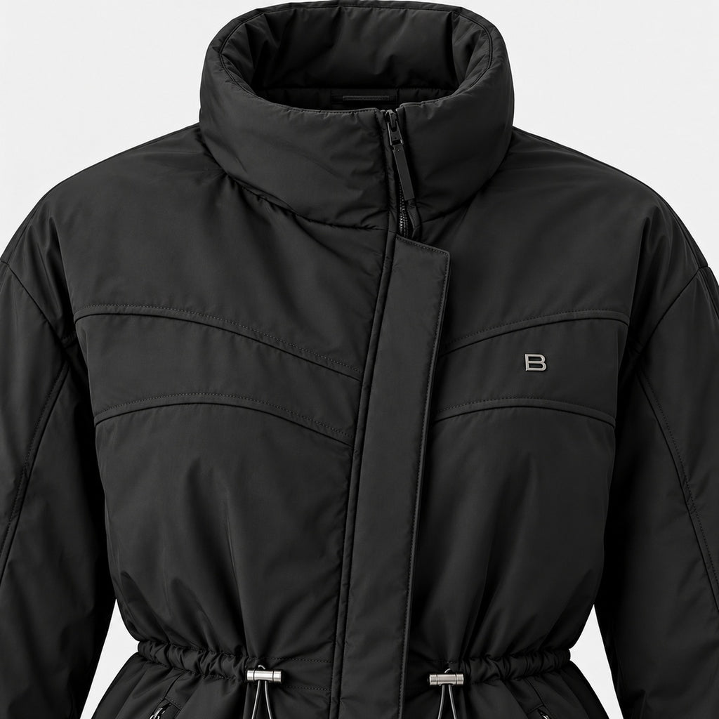 BIMOOX Melvessa Winterjacke – Schwarz – Detail