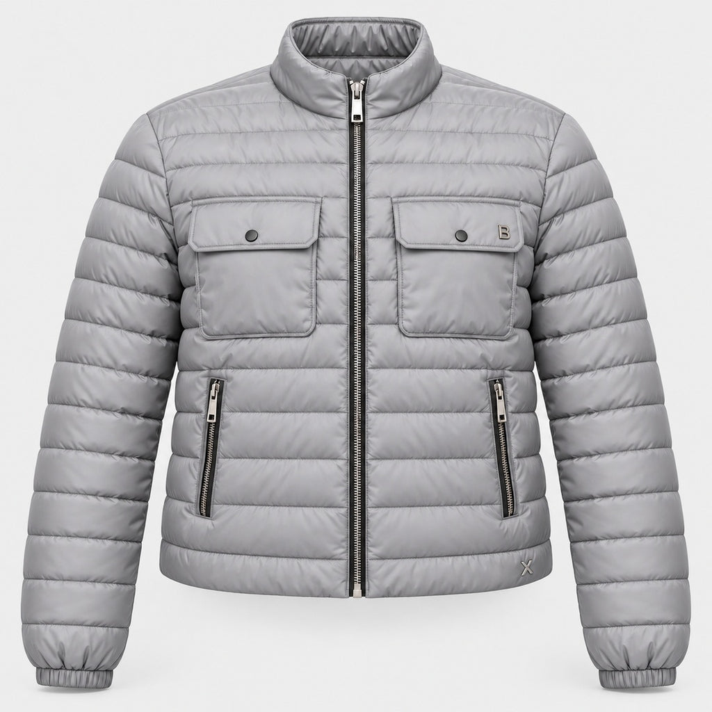 BIMOOX Livaryn Winterjacke – Hellgrau – Vorne