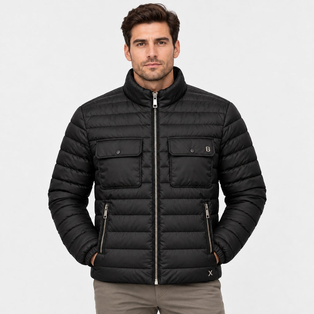 BIMOOX Livaryn Winterjacke – Schwarz – Model-Mann