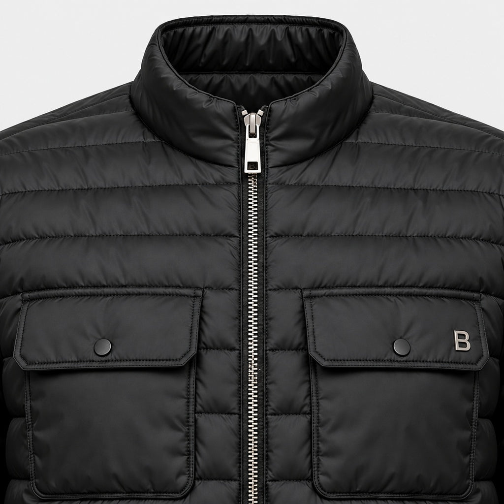 BIMOOX Livaryn Winterjacke – Schwarz – Detail
