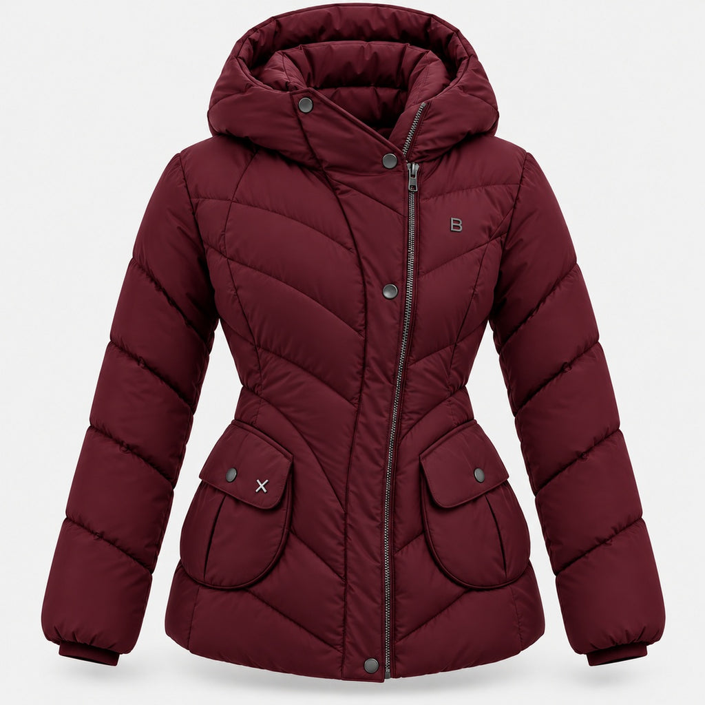 BIMOOX Cevella Winterjacke – Bordeaux – Vorne