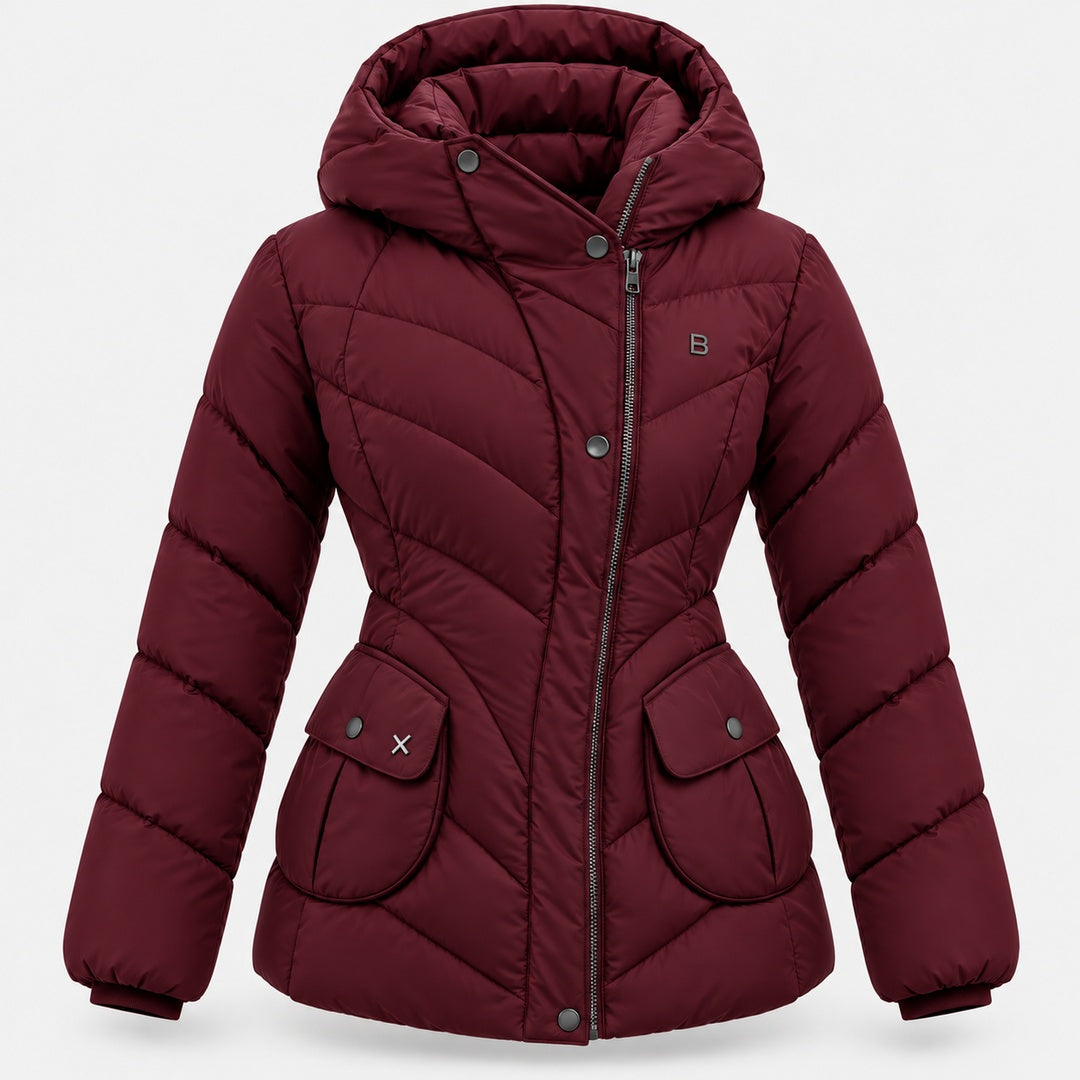 BIMOOX Cevella Winterjacke – Bordeaux – Vorne