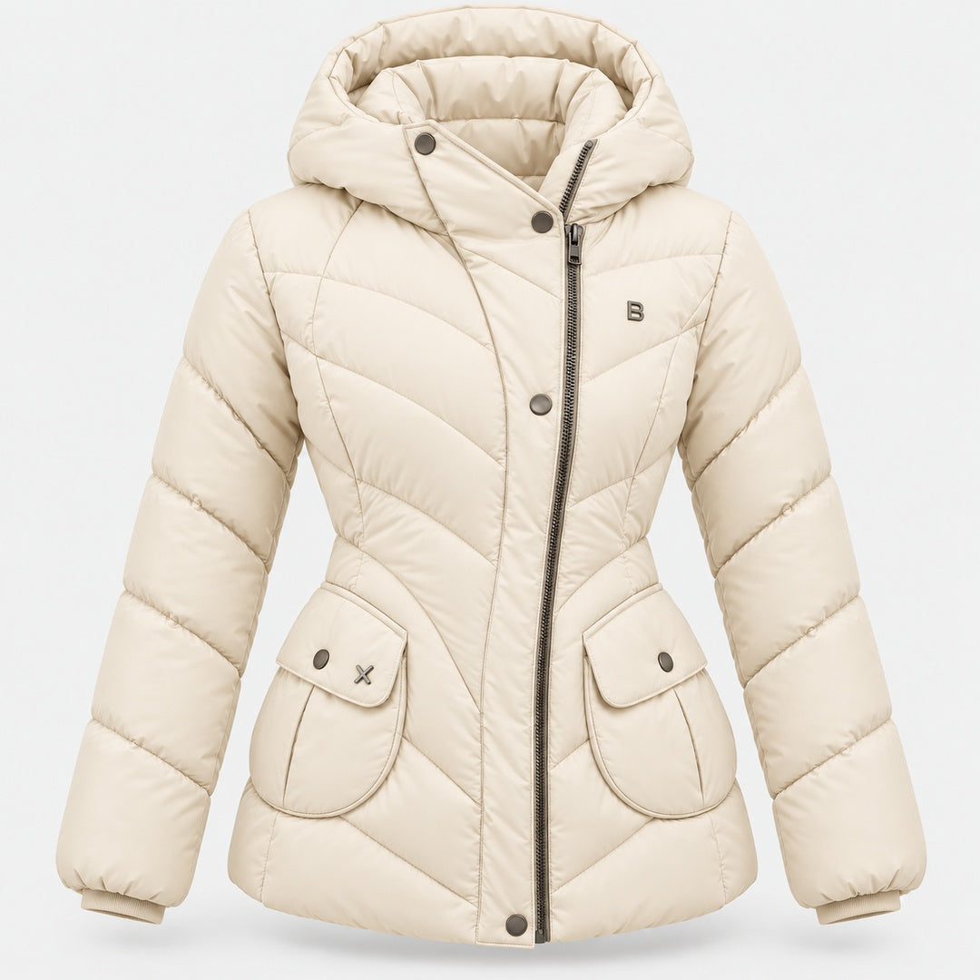 BIMOOX Cevella Winterjacke – Creme – Vorne