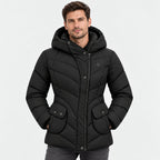BIMOOX Cevella Winterjacke – Schwarz – Model-Mann