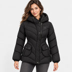 BIMOOX Cevella Winterjacke – Schwarz – Model-Frau
