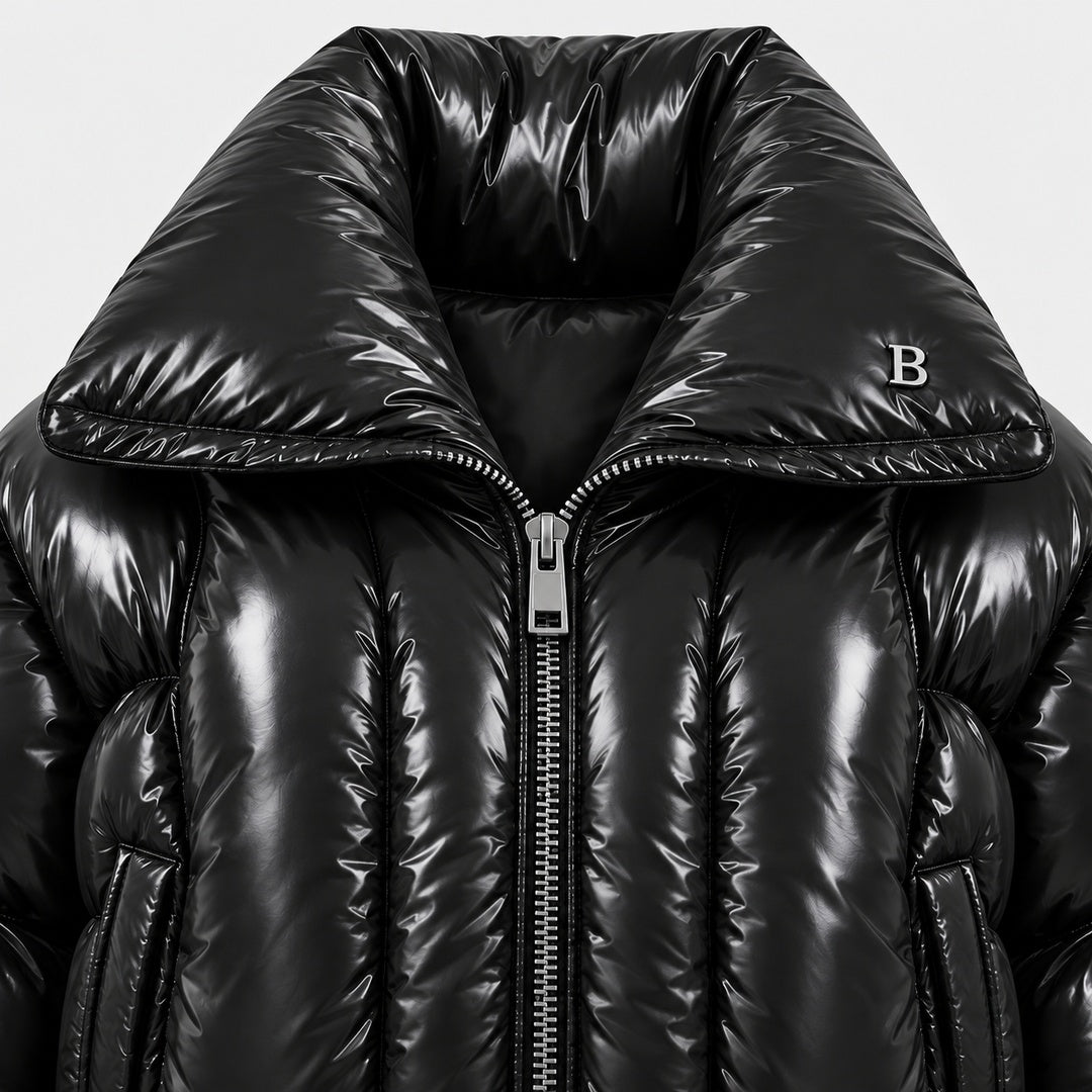 BIMOOX Zovella Winterjacke – Schwarz – Detail