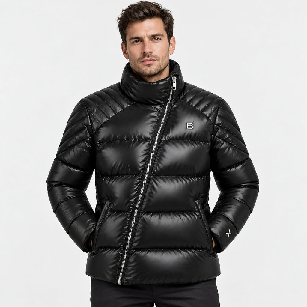 BIMOOX Ravessa Winterjacke – Schwarz – Model-Mann