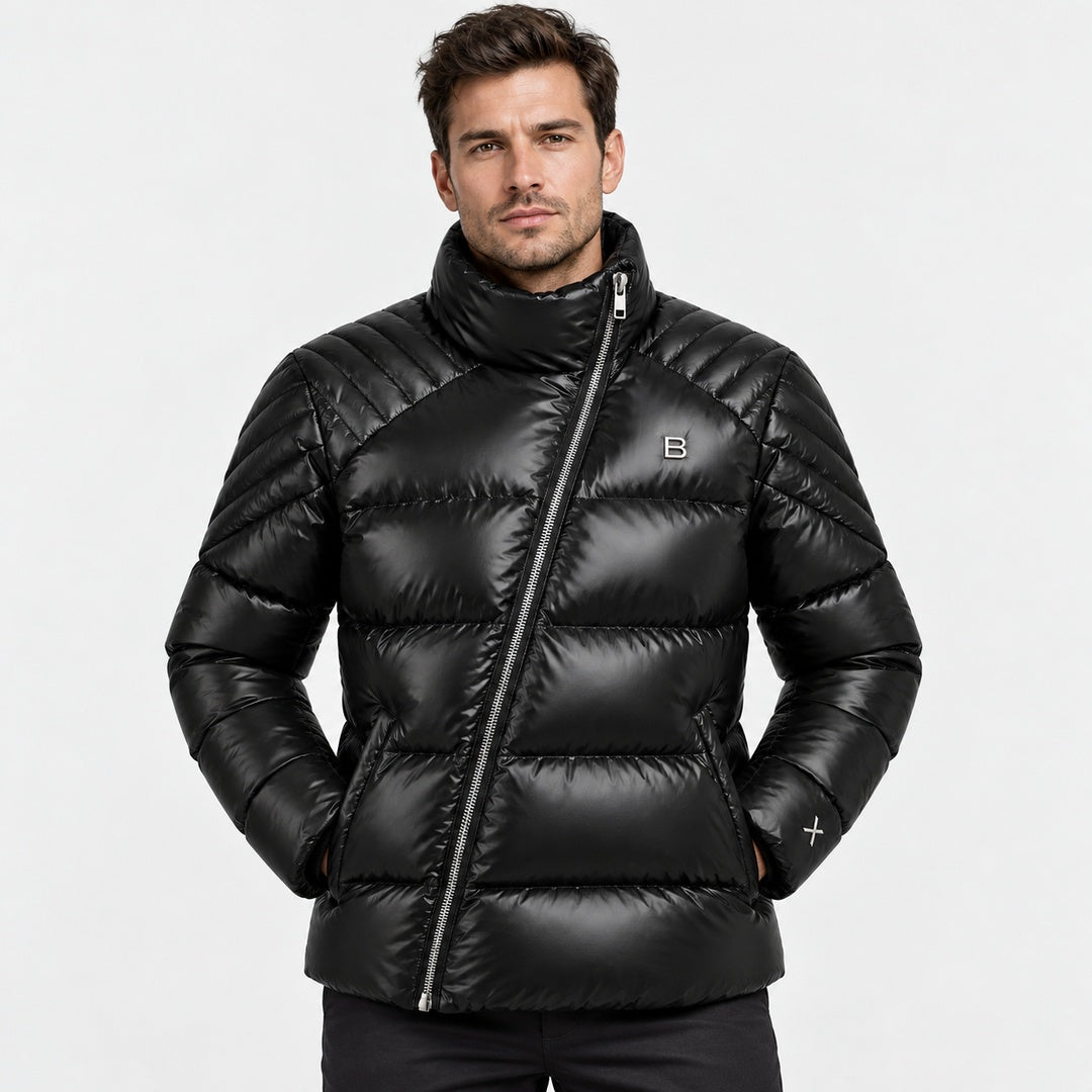 BIMOOX Ravessa Winterjacke – Schwarz – Model-Mann