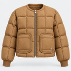 BIMOOX Neloria Winterjacke – Camel – Vorne