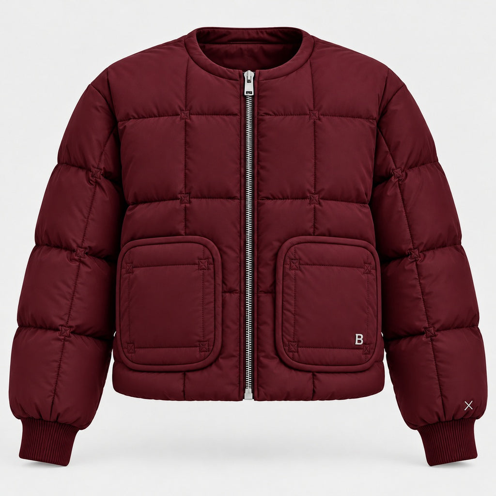 BIMOOX Neloria Winterjacke – Bordeaux – Vorne