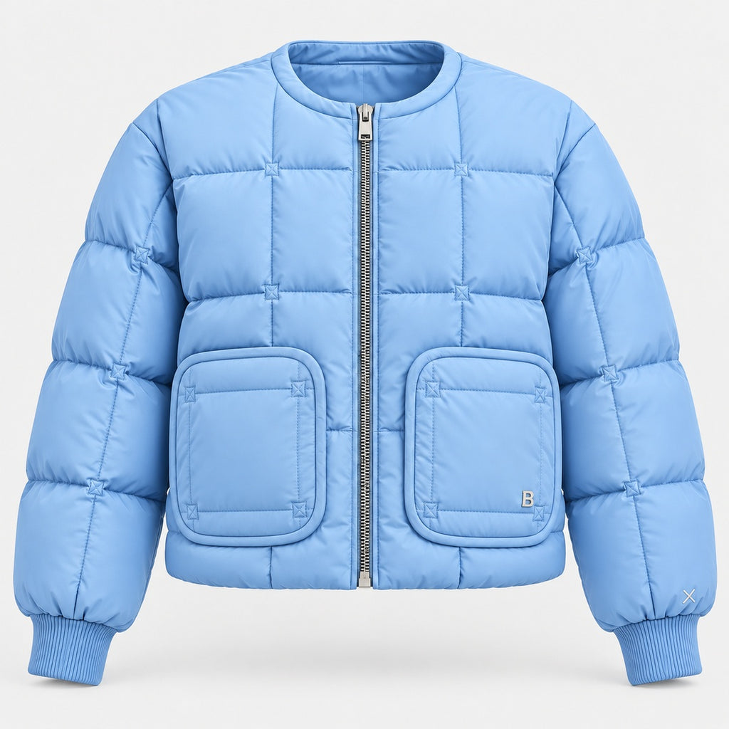 BIMOOX Neloria Winterjacke – Hellblau – Vorne