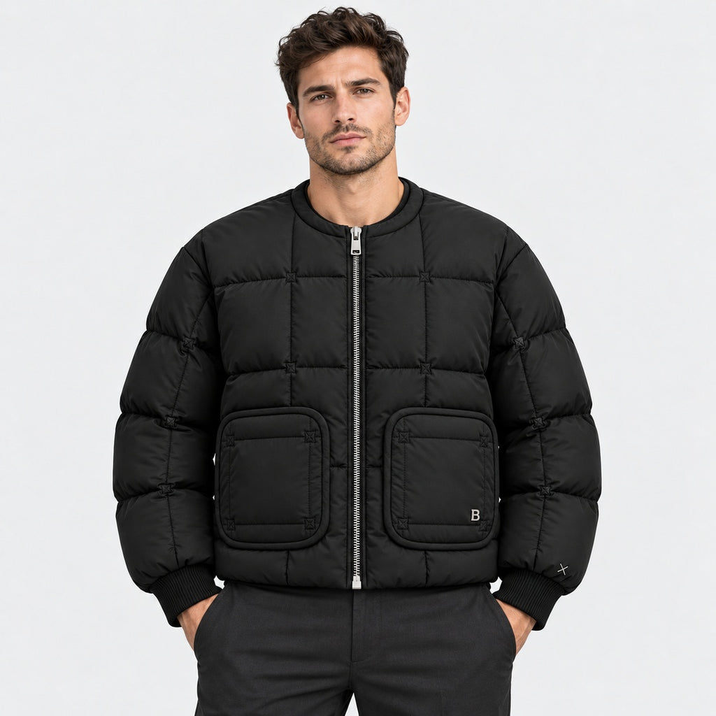 BIMOOX Neloria Winterjacke – Schwarz – Model-Mann