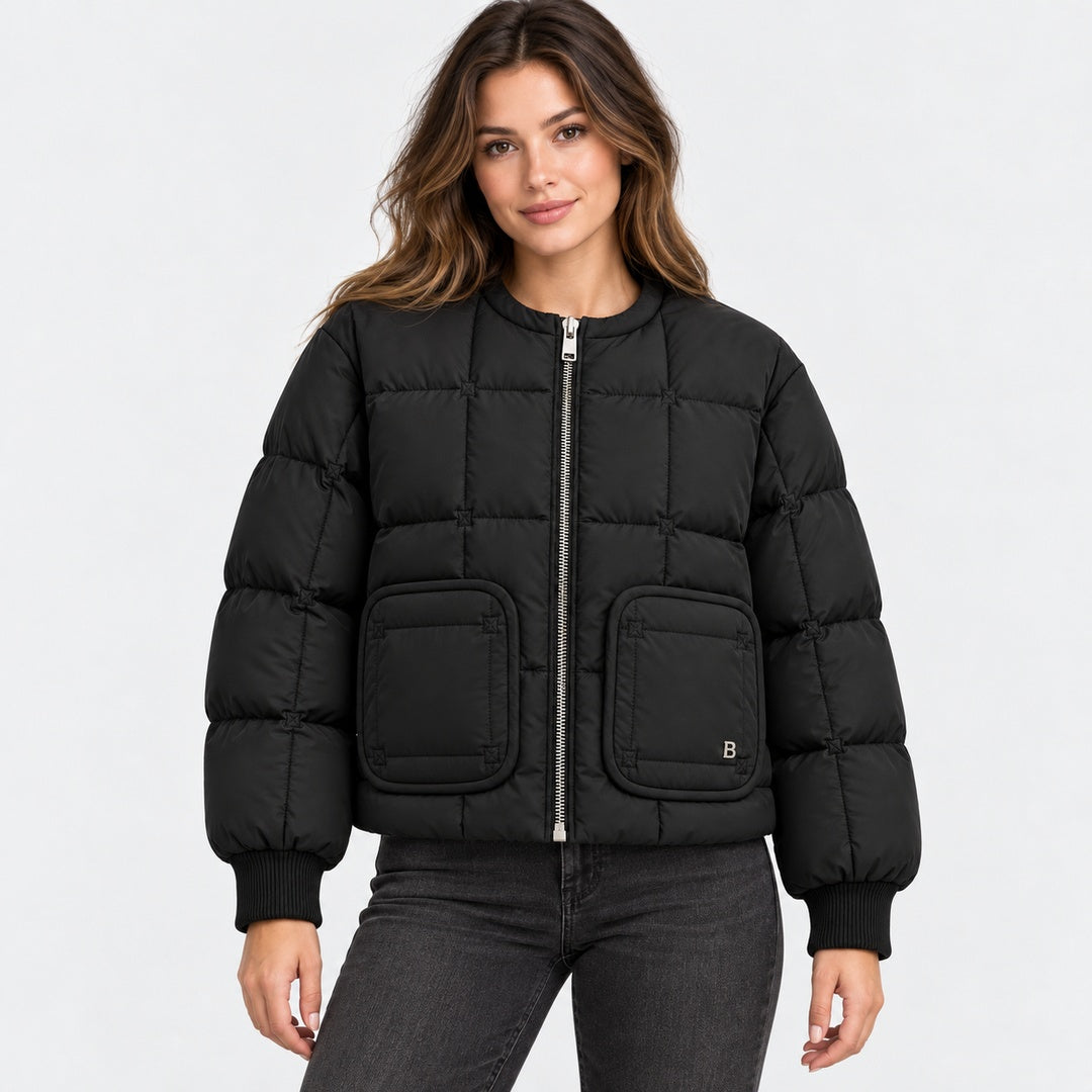 BIMOOX Neloria Winterjacke – Schwarz – Model-Frau