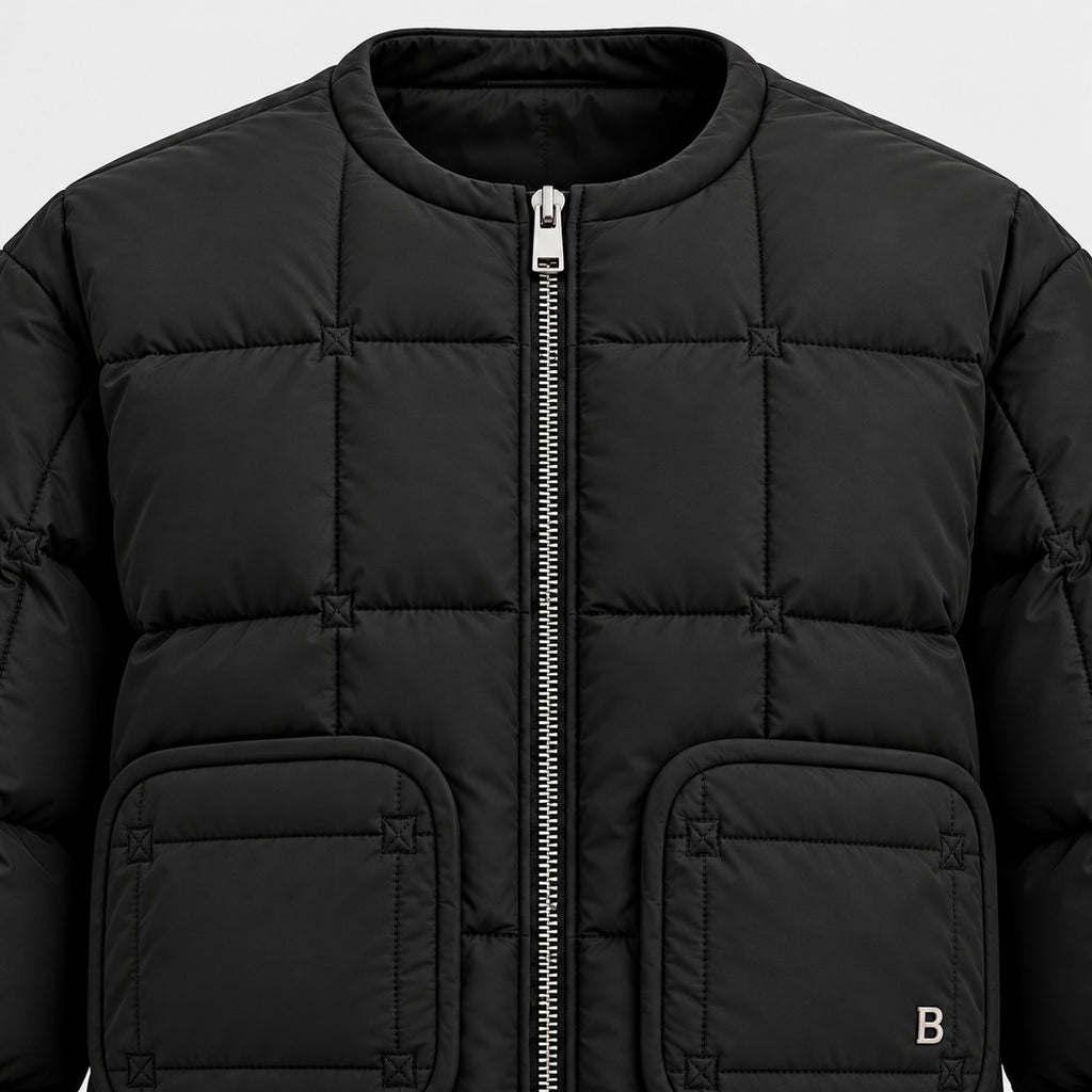 BIMOOX Neloria Winterjacke – Schwarz – Detail
