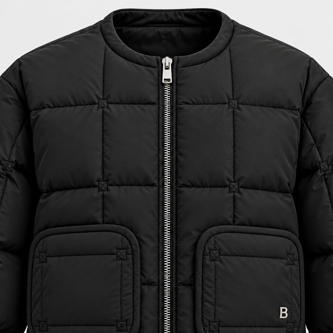 BIMOOX Neloria Winterjacke – Schwarz – Detail
