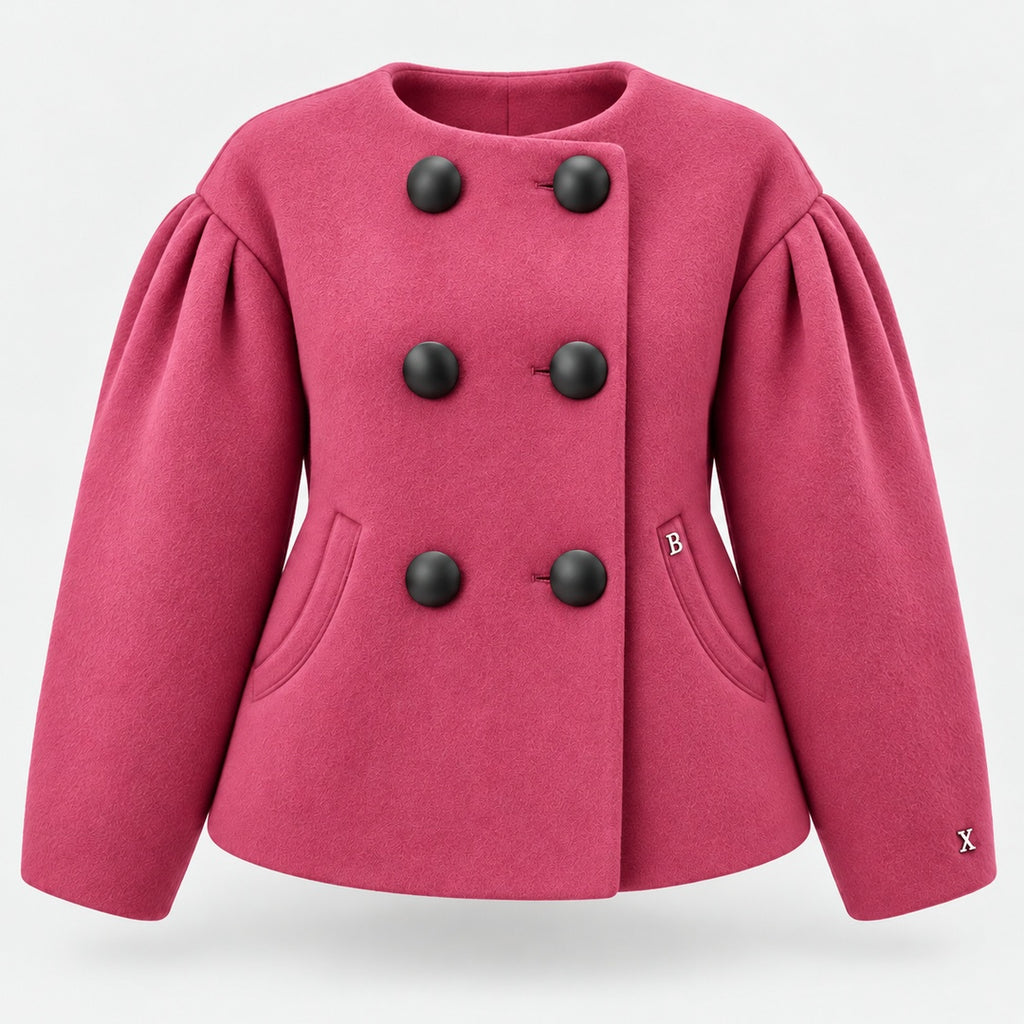 BIMOOX Soviana Winterjacke – Rosa – Vorne
