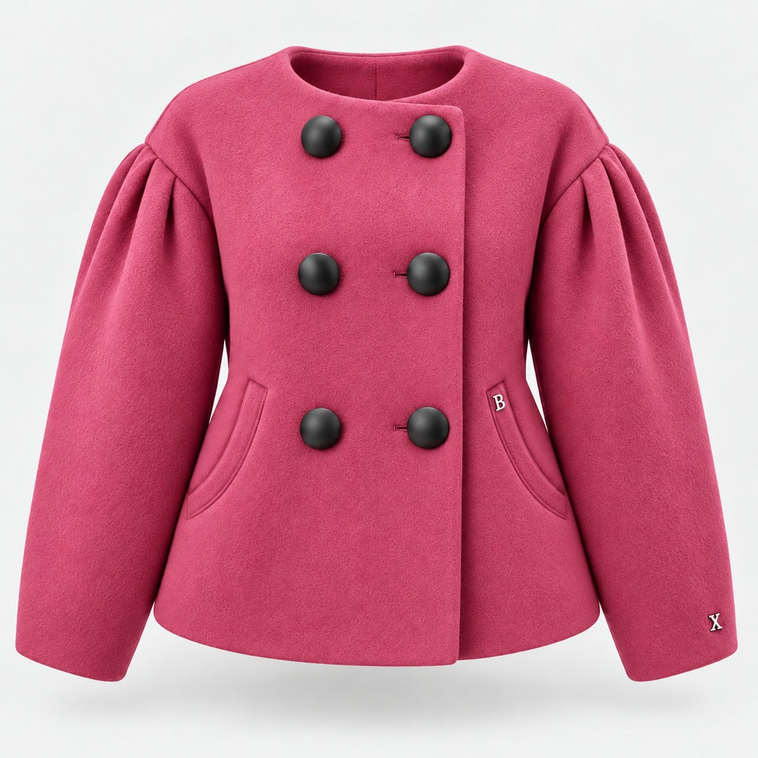 BIMOOX Soviana Winterjacke – Rosa – Vorne