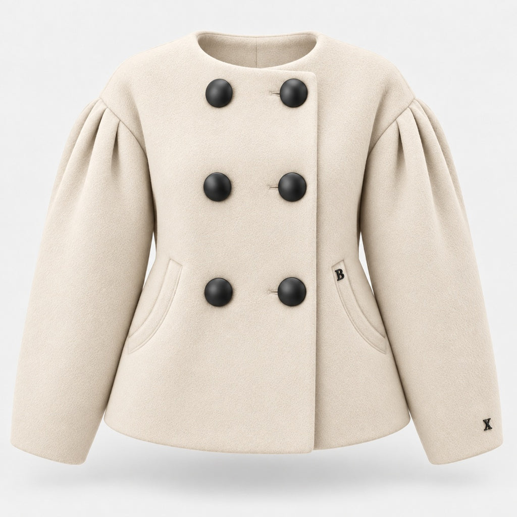 BIMOOX Soviana Winterjacke – Creme – Vorne