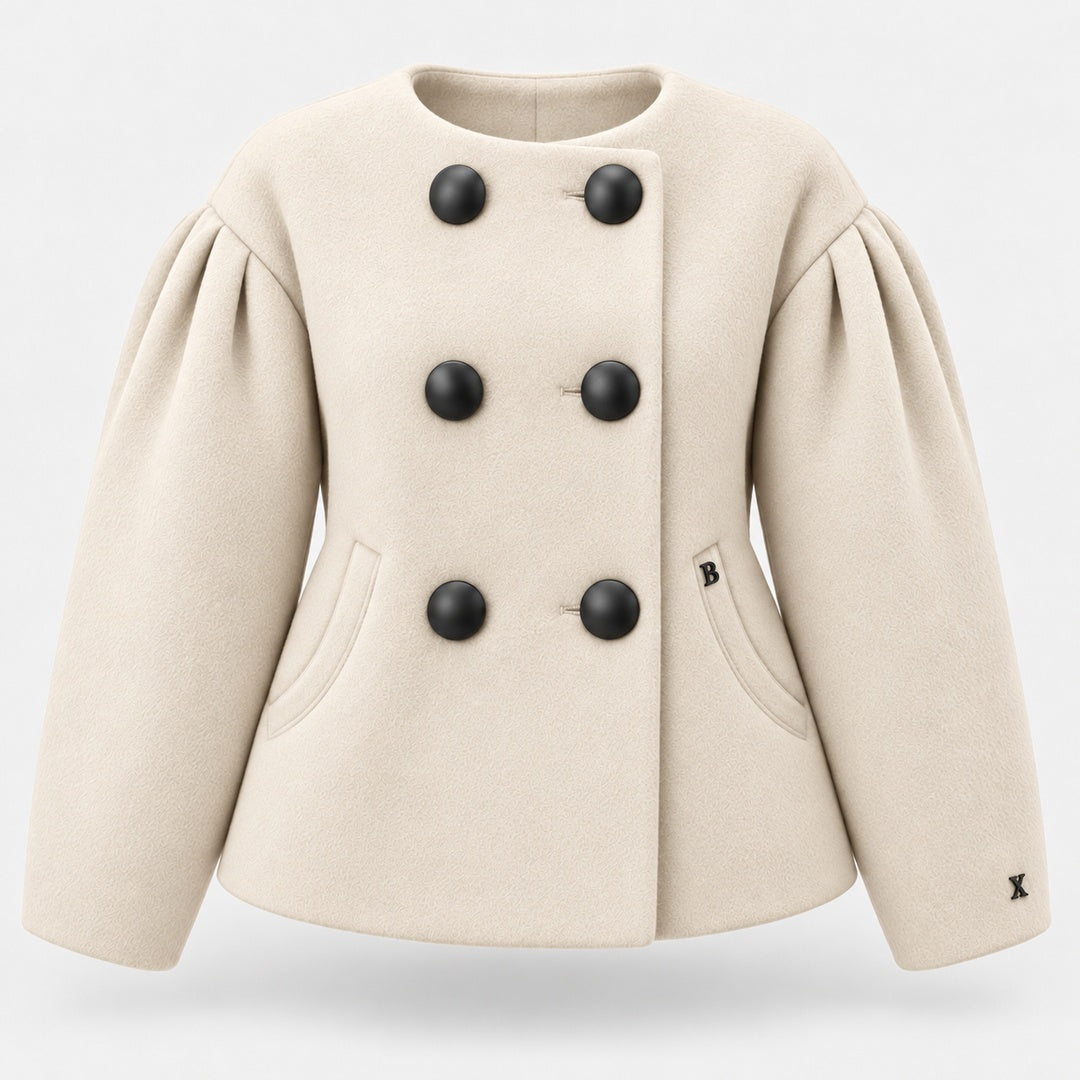 BIMOOX Soviana Winterjacke – Creme – Vorne