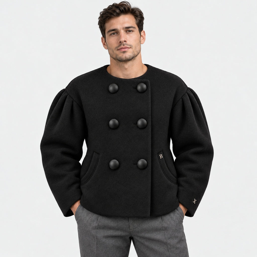 BIMOOX Soviana Winterjacke – Schwarz – Model-Mann