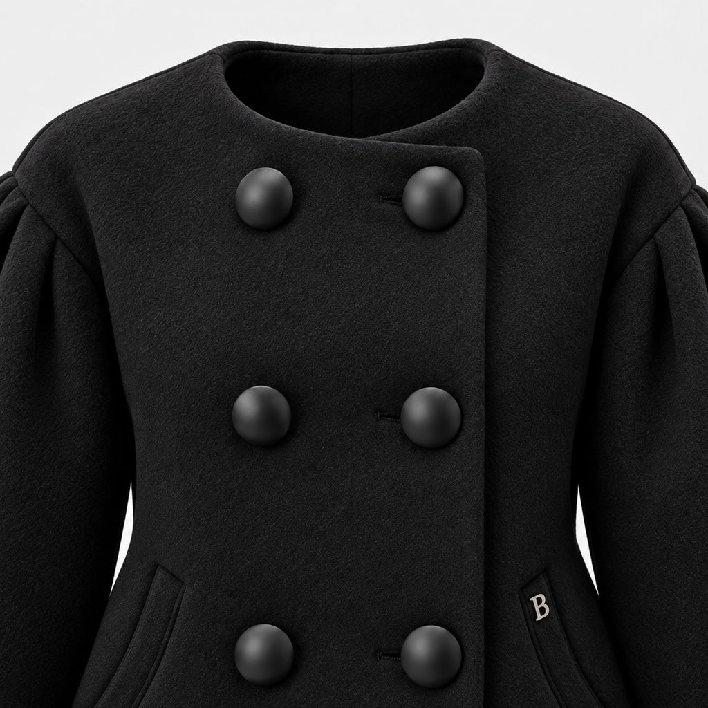 BIMOOX Soviana Winterjacke – Schwarz – Detail