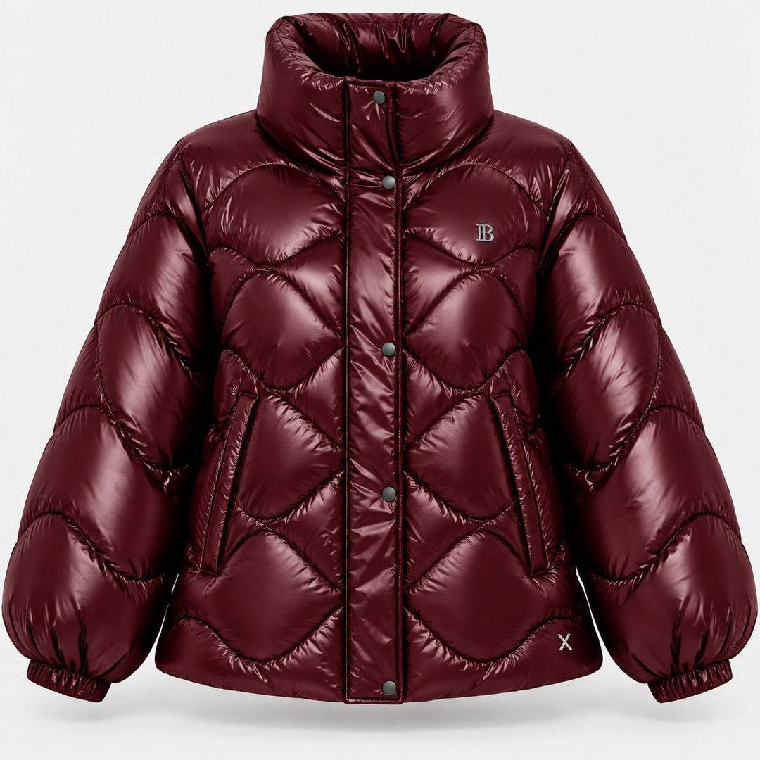 BIMOOX Virelia Winterjacke – Bordeaux – Vorne
