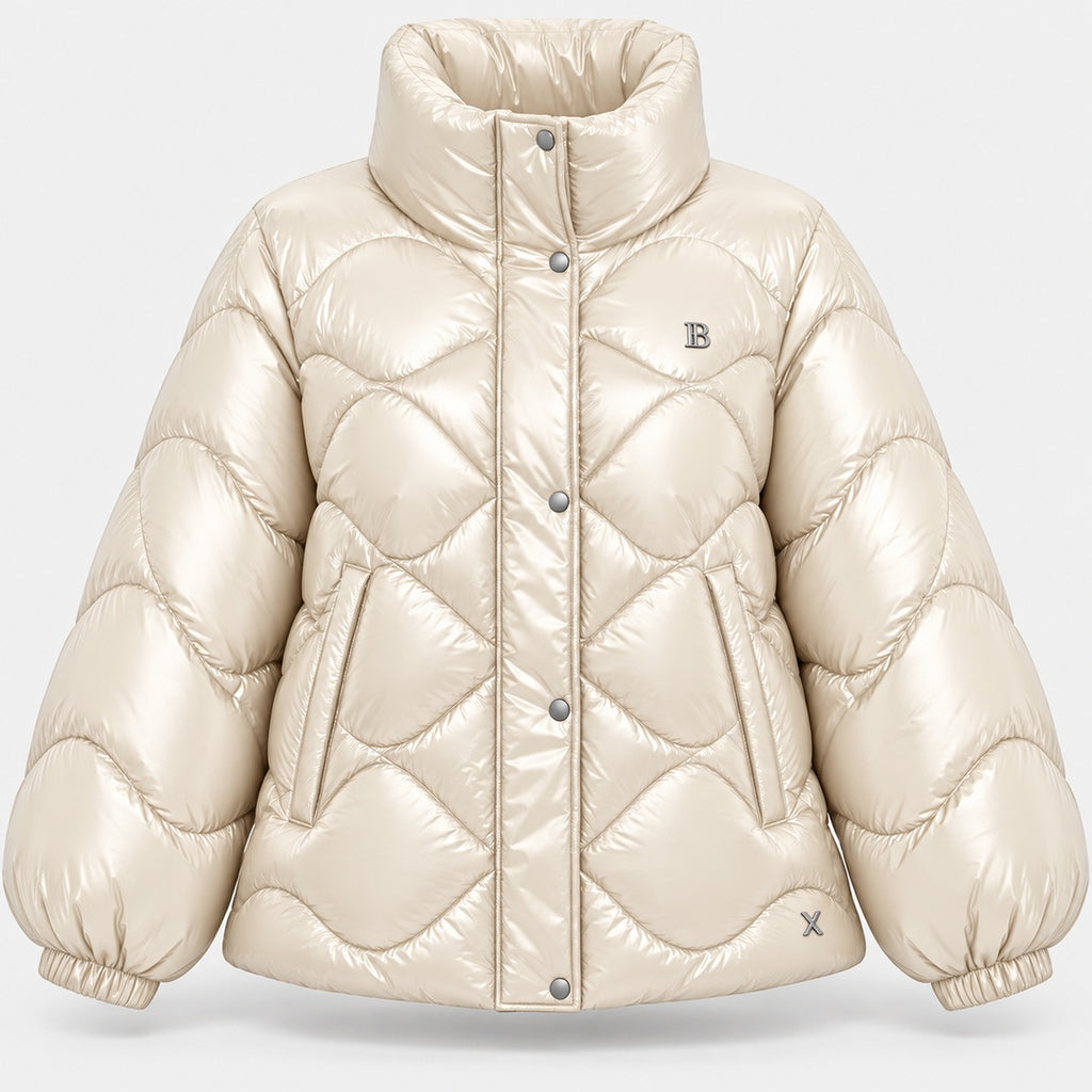BIMOOX Virelia Winterjacke – Creme – Vorne