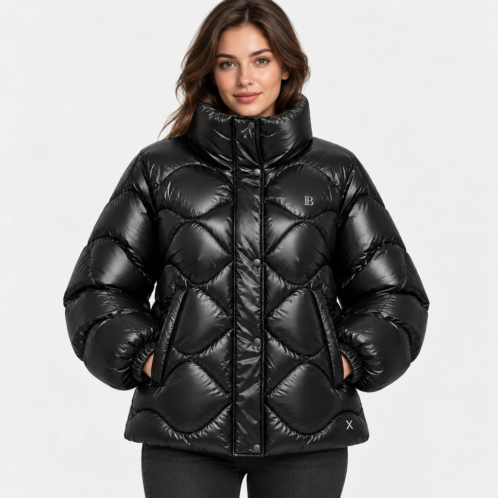 BIMOOX Virelia Winterjacke – Schwarz – Model-Frau