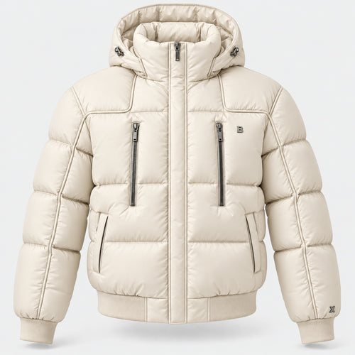 BIMOOX Arvella Winterjacke – Creme – Vorne